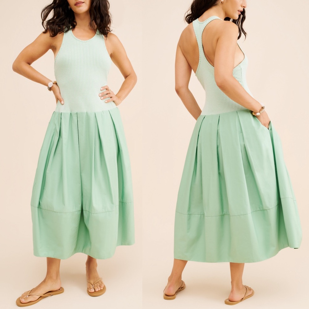 Free People Drops Of Venus Midi Dress in Meadow Sz XS BNWT